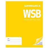 WARWICK SENIOR WRITING WSB 40 LEAF DASHED 5MM RULED 10MM 255X205MM