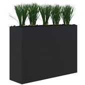 RAPID PLANTER INCLUDING TALL PLANTS L1600 X H1200MM BLACK
