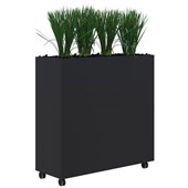 RAPID MOBILE PLANTER INCLUDING TALL PLANTS L1200 X H1200MM BLACK