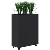 RAPID MOBILE PLANTER INCLUDING TALL PLANTS L900 X H1200MM BLACK