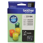 BROTHER LC231BK INK CARTRIDGE BLACK