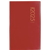 COLLINS DIARY POCKET A71P W74 X L105MM RED DAY PER PAGE ODD YEAR