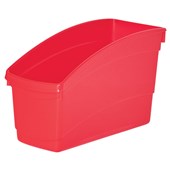 ELIZABETH RICHARDS BOOK STORAGE TUBS PLASTIC RED