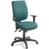 EDEN SPORT 350 OFFICE CHAIR HIGH BACK 3 LEVER WITH ARMS KEYLARGO ATLANTIC