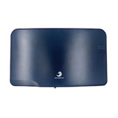 QUARTZ DOUBLE TOILET ROLL DISPENSER BLACK