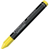 STAEDTLER 236 LUMOCOLOR UNIVERSAL CRAYON OMNIGRAPH PERMANENT YELLOW BOX 12