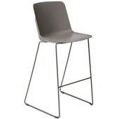 EDEN SCOUT BAR STOOL SLED GREY