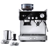 SUNBEAM ORIGINS MANUAL ESPRESSO MACHINE SILVER AND BLACK