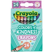 CRAYOLA COLOURS OF KINDNESS CRAYONS PACK 24