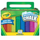 CRAYOLA SIDEWALK CHALK BOX 48