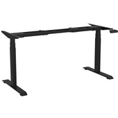 KNIGHT HAVEN ELECTRIC SINGLE SIDED DESK FRAME ONLY BLACK