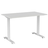 KNIGHT HAVEN DESK W1200 X D700 X H740MM WHITE FRAME WHITE TOP