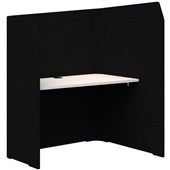 SONIC FOCUS POD RIGHTHAND H1500 X L1200MM BLACK FRAME SNOW VELVET TOP