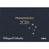 COLLINS WALL CALENDAR A4 NZ BILINGUAL EVEN YEAR