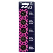 MAXLIFE BATTERY LITHIUM COIN CR2032 PRO SERIES PACK 5