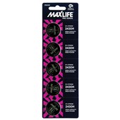 MAXLIFE BATTERY LITHIUM COIN CR2430 PRO SERIES PACK 5