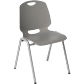 EDEN SPARK 4 LEG CHAIR STACKABLE GREY