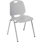 EDEN SPARK 4 LEG CHAIR STACKABLE SMOKE