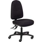 CHAIRSOLUTIONS ALPHA HIGHBACK CHAIR 3LEVER BLACK
