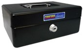 ESSELTE CLASSIC CASH BOX 200 X 150 X 80MM SIZE 8 BLACK