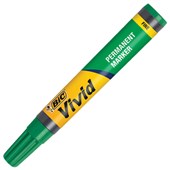 BIC VIVID PERMANENT MARKER FINE BULLET TIP 10MM GREEN