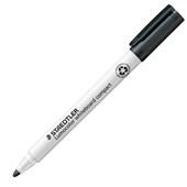 STAEDTLER 341 LUMOCOLOR COMPACT WHITEBOARD MARKER BULLET BLACK