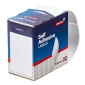 QUIKSTIK RECTANGULAR REMOVABLE LABEL 44 X 65MM WHITE PACK 150