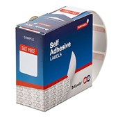 QUIKSTIK LABEL DISPENSER SALE PRICE 24 X 32MM ORANGEWHITE PACK 400