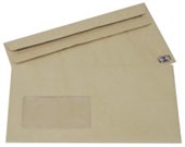 CANDIDA ENVELOPE WINDOW SELF SEAL DLE E20E W225 X L114MM KRAFT BOX 500
