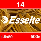 ESSELTE SUPERIOR RUBBER BANDS SIZE 14 500G BAG