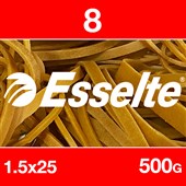 ESSELTE SUPERIOR RUBBER BANDS SIZE 8 500G BAG
