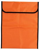 WARWICK HOMEWORK BAG HOOK AND LOOP W290 X H360MM LARGE FLUORO ORANGE
