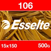 ESSELTE SUPERIOR RUBBER BANDS SIZE 106 500G BAG