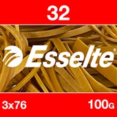 ESSELTE SUPERIOR RUBBER BANDS SIZE 32 100G BOX