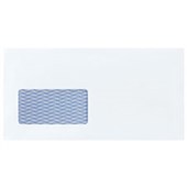 CROXLEY ENVELOPE WINDOW TROPICAL SEAL 80GSM MAXPOP W235 X L120MM WHITE BOX 500