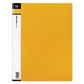 FM INSERT DISPLAY BOOK 20 POCKET A4 YELLOW