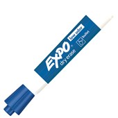 EXPO WHITEBOARD MARKER BROAD BULLET TIP BLUE