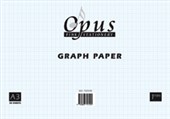 OPUS C102X GRAPH PAPER PAD 1MM A3 50 LEAF BLUE