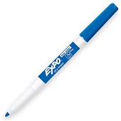 EXPO WHITEBOARD PEN MARKER FINE BULLET TIP BLUE