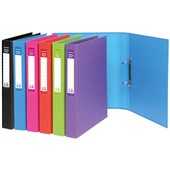 COLOURHIDE RING BINDER PE 2D 25MM A4 GREEN