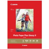 CANON PP301 GLOSSY PHOTO PAPER 265GSM A4 WHITE PACK 20