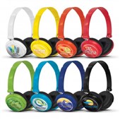 PULSAR HEADPHONES EAR CUSHION OVER THE HEAD 35MM JACK ASSORTED COLOURS