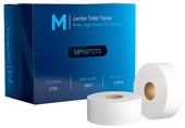 MATTHEWS MPH27275 JUMBO TOILET TISSUE 2 PLY 300M WHITE CARTON 8 ROLLS