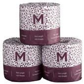 MATTHEWS MPH27230 LUXURY WRAPPED TOILET TISSUE 2 PLY 400 SHEETS CARTON 48 ROLLS