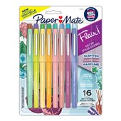 PAPERMATE FLAIR SCENTED FELT TIP PEN NATURE ESCAPE MEDIUM ASSORTED PACK16