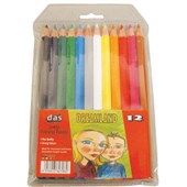 FAS DREAMLAND COLOURED PENCIL JUMBO ASSORTED COLOURS PACK 12