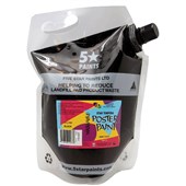 5 STAR TEMPERA POSTER PAINT POUCH WASHABLE 15L BLACK