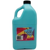 5 STAR TEMPERA POSTER PAINT WASHABLE BOTTLE 2L TURQUOISE