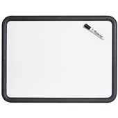 QUARTET CONTOUR WHITEBOARD NONMAGNETIC 600 X 450MM GRAPHITE FRAME