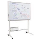 PLUS N20S COPYBOARD 2 PANEL WITH STAND H910 X W1300MM 4 COLOUR